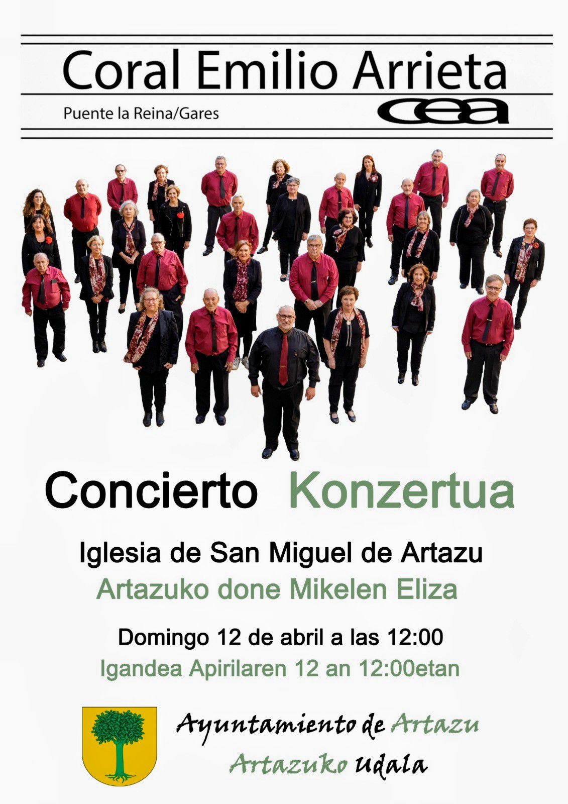 Concierto de la Coral Emilio Arrieta / Emilio Arrieta Abesbatzaren kontzertua